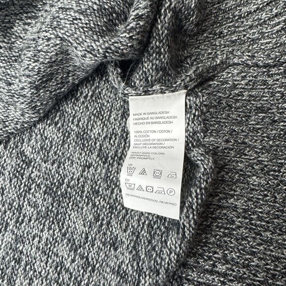 NWT IZOD Fieldhouse 2X-Large Gray Carbon Pullover Knit Sweater 1/4 Zip - Picture 6 of 8